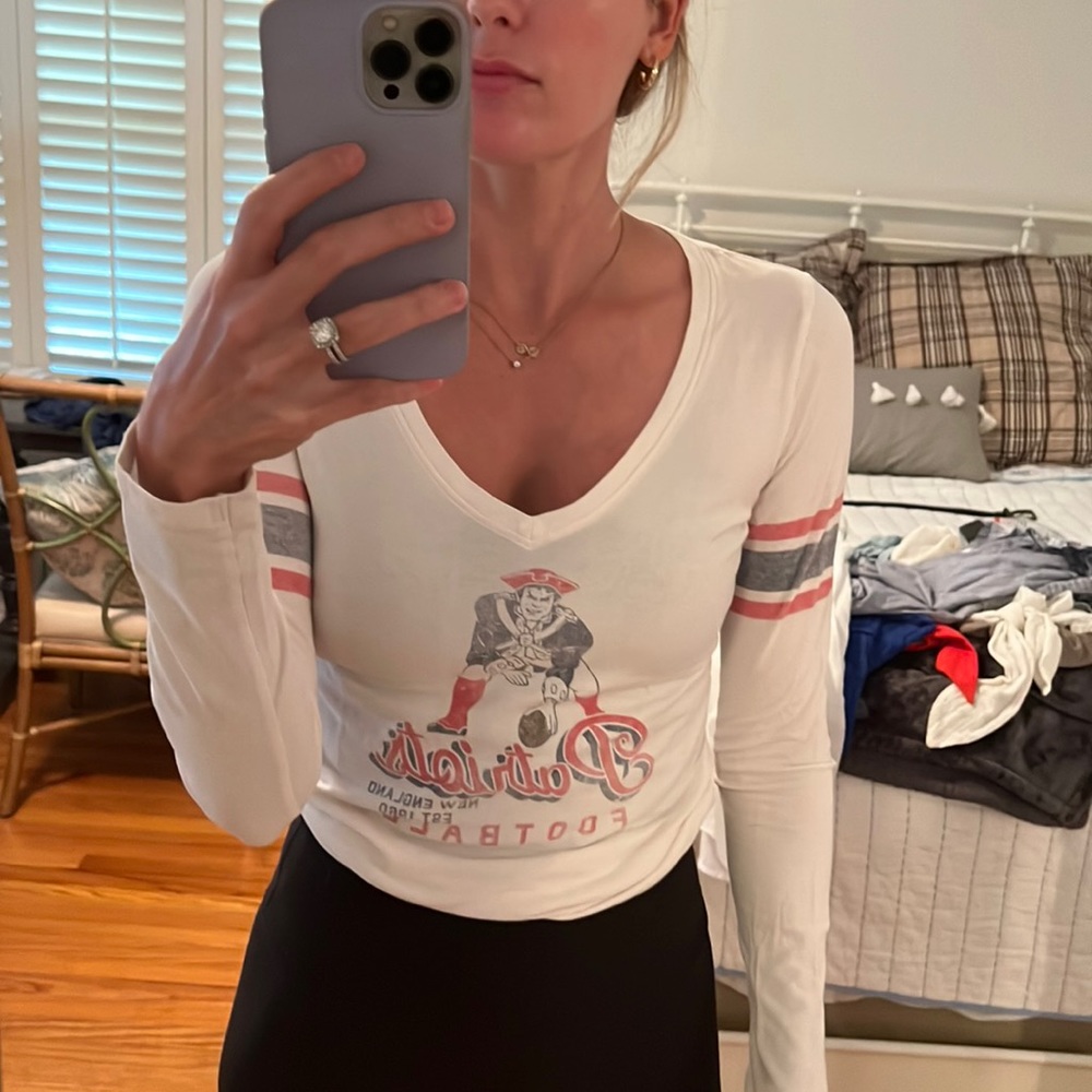 47 Brand New England Patriots V-neck long sleeve